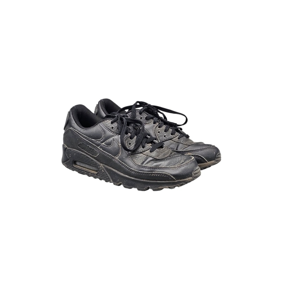 Nike Men's Size 10 US Air Max 90 Triple Black Sneakers Shoes CZ5594-001 READ